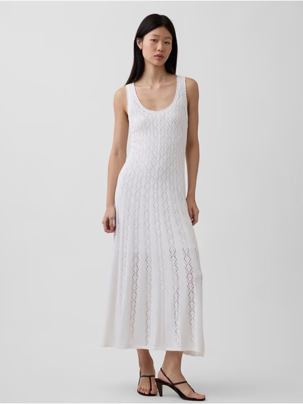 Gap Pointelle Maxi Dress Size Small